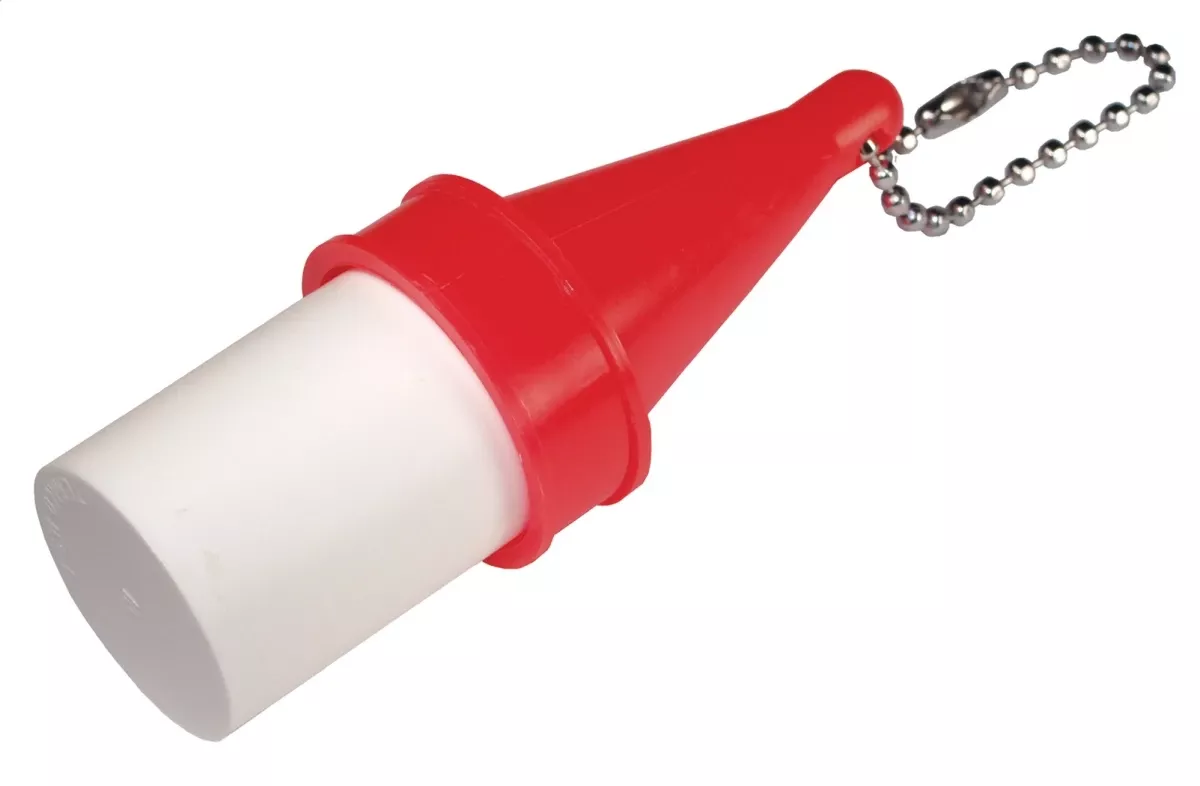 Metal/plastic Red Floating Buoy Key Chain - Model 701298