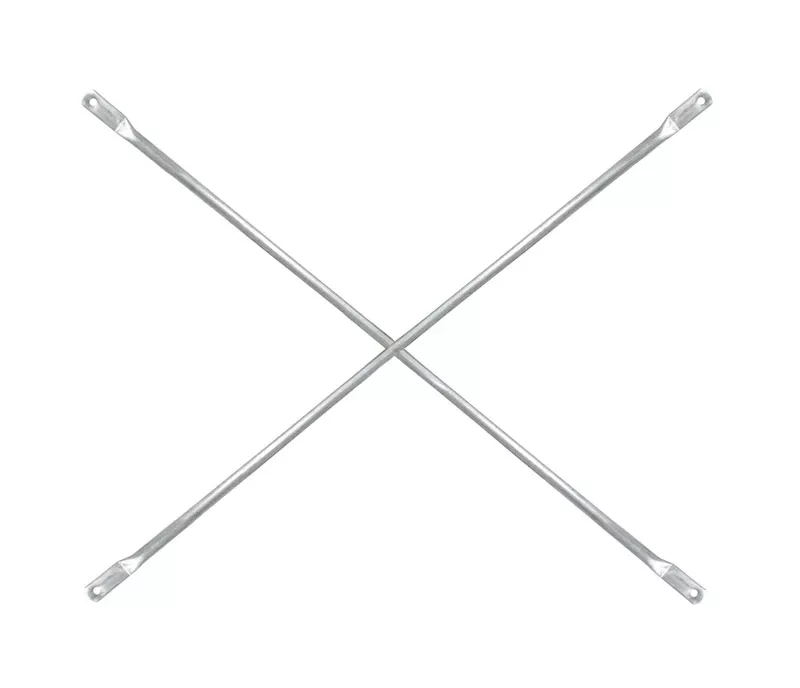 Metal Tech Steel Silver Scaffold Cross Brace 1 Pk