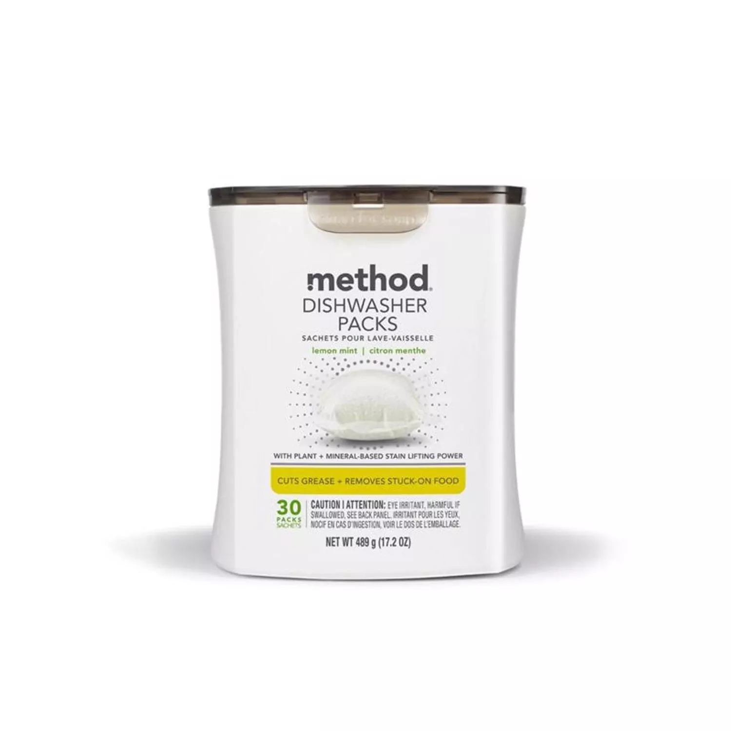Method Lemon Mint Scent Pods Dishwasher Detergent 17.2 Oz 30 Pk
