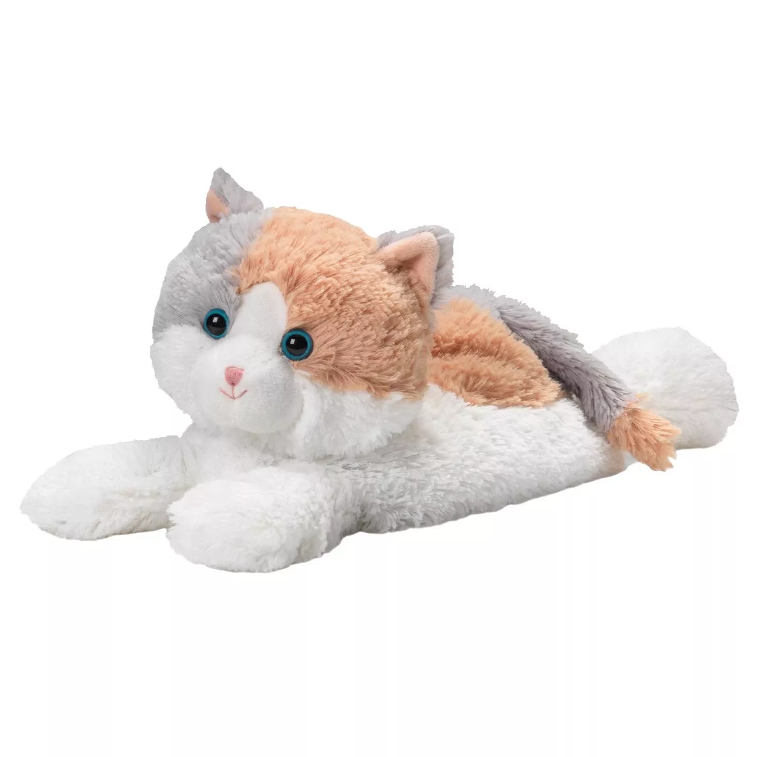 Microwavable Plush Calico Cat - 15 Length, Lavender Scented, Multicolored