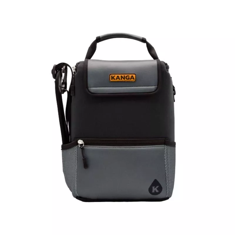 Midnight Black/gray Soft Sided Cooler For 12 Cans - Model P02-st-midn