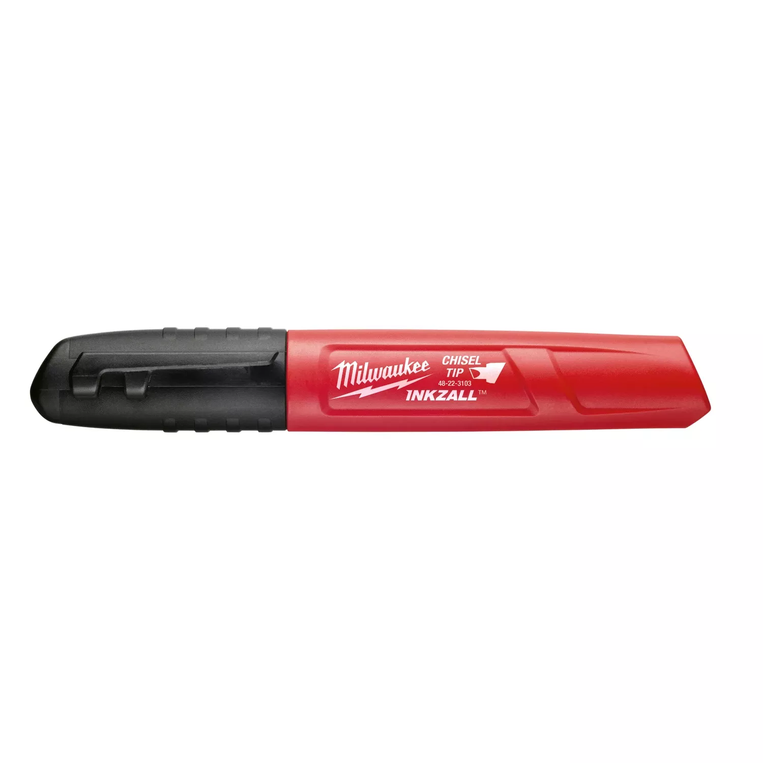 Milwaukee Inkzall Black Medium Chisel Tip Jobsite Marker 1 Pk