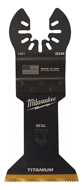 Milwaukee Universal Fit Open-lok 4.22 In. L X 1-3/4 In. W Bi-metal Multi-tool Oscillating Blade Mult