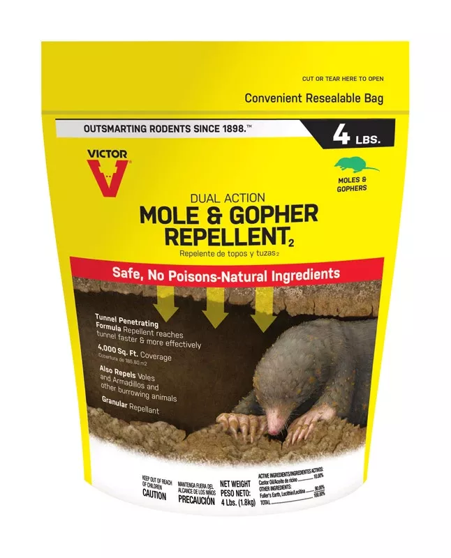 Mole & Gopher Repellent, 4 Lb.