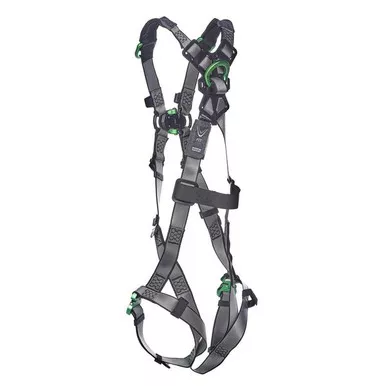 MSA V-FIT 10195071 Back/Chest/Shoulder D-Rings Harness