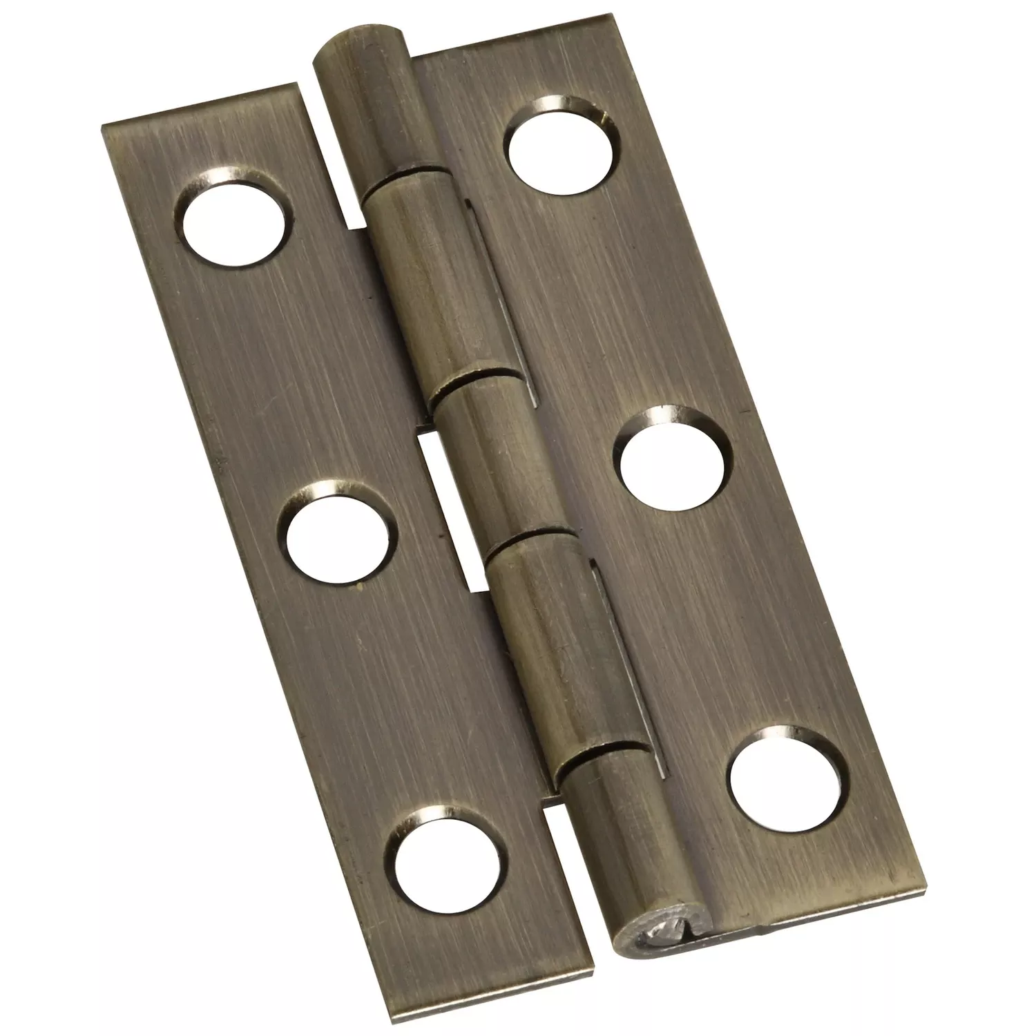 National Hardware 2 In. L Antique Brass Door Hinge 2 Pk