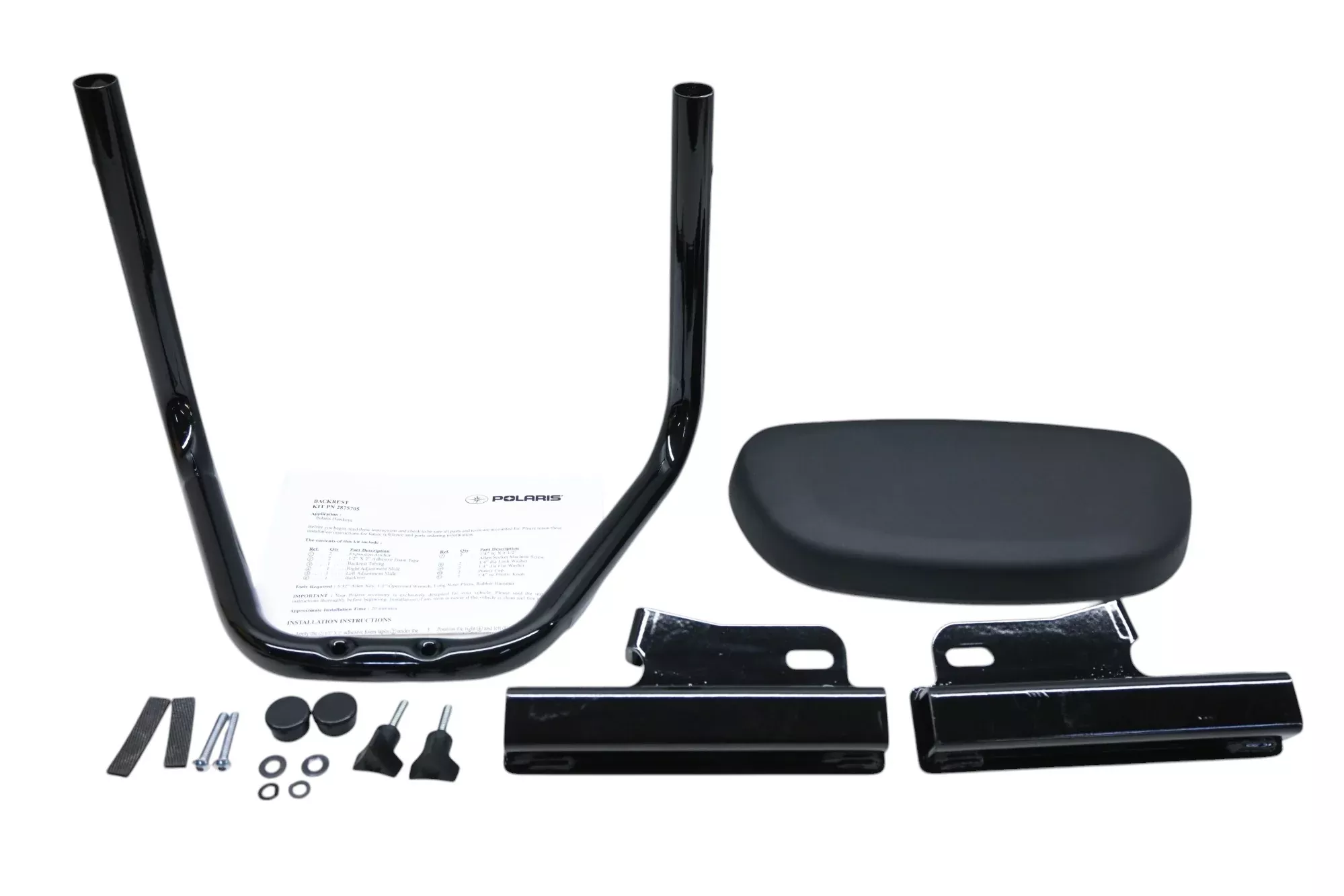 New OEM Polaris 2875705 Hawkeye Backrest Kit NOS