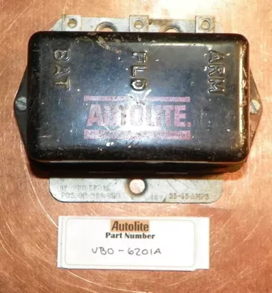 NOS Auto-Lite 12V Voltage Regulator 1960-1961 Studebaker VBO-6201A