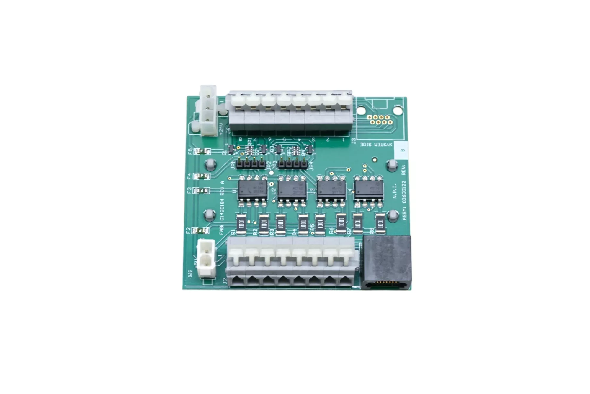 NPI 03600122 PCB 8 Channel Assembly NOS