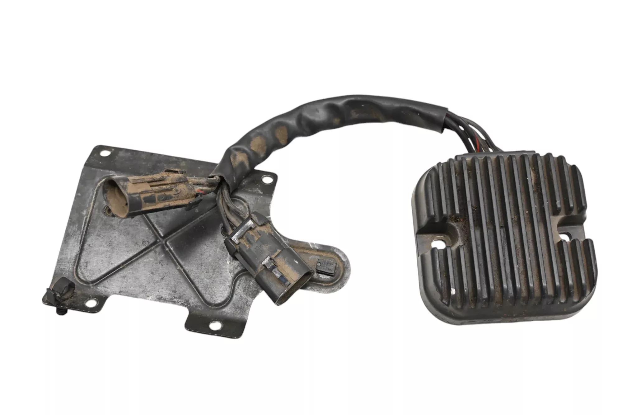 OEM Polaris 4011062 Victory Voltage Regulator & Mount Plate Assembly