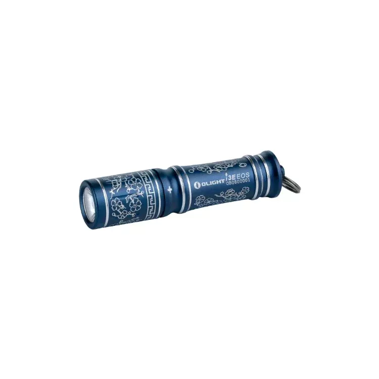 OLIGHT I3EBP i3E EOS Keychain Flashlight – Blue Porcelain