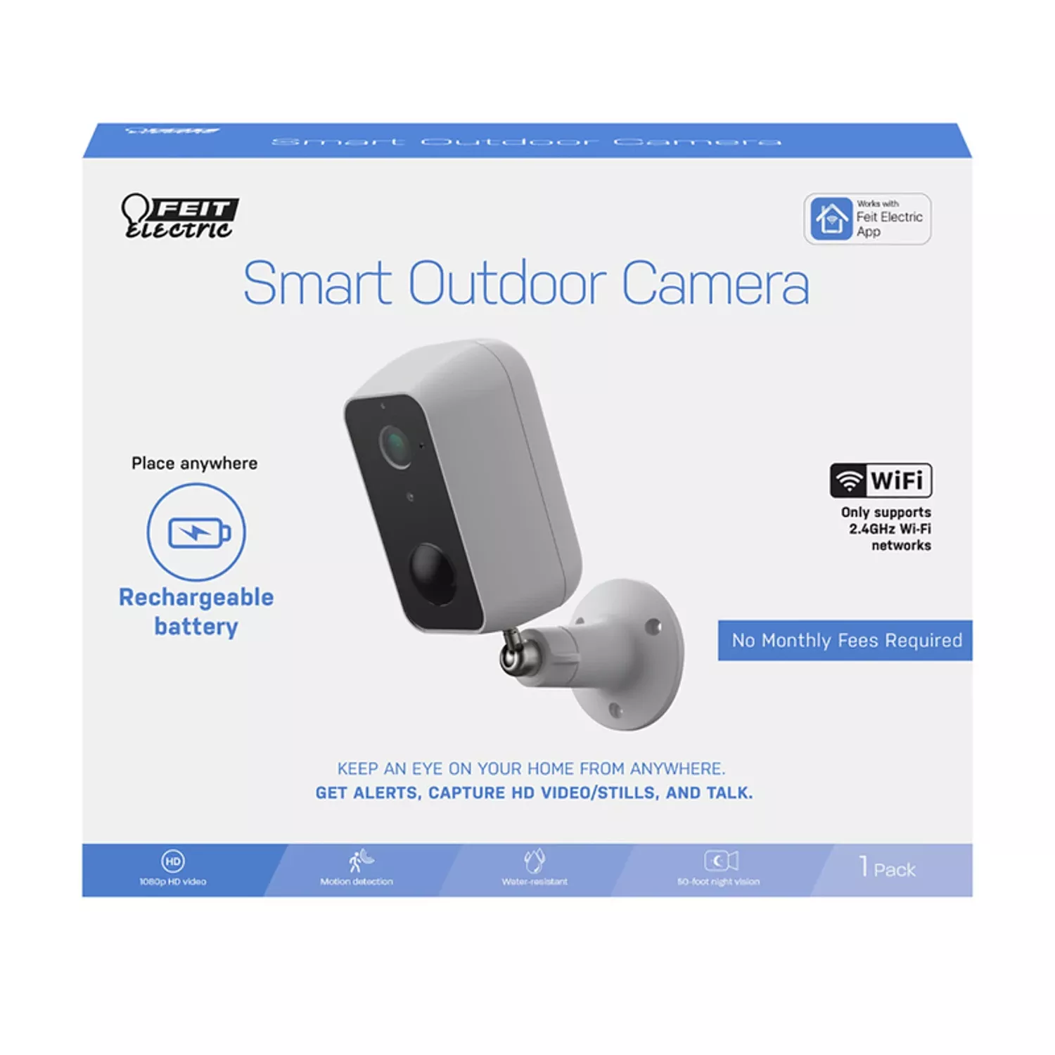 Outdoor Battery Powered Wi-fi Security Camera - Model Cam/wm/wifi/bat