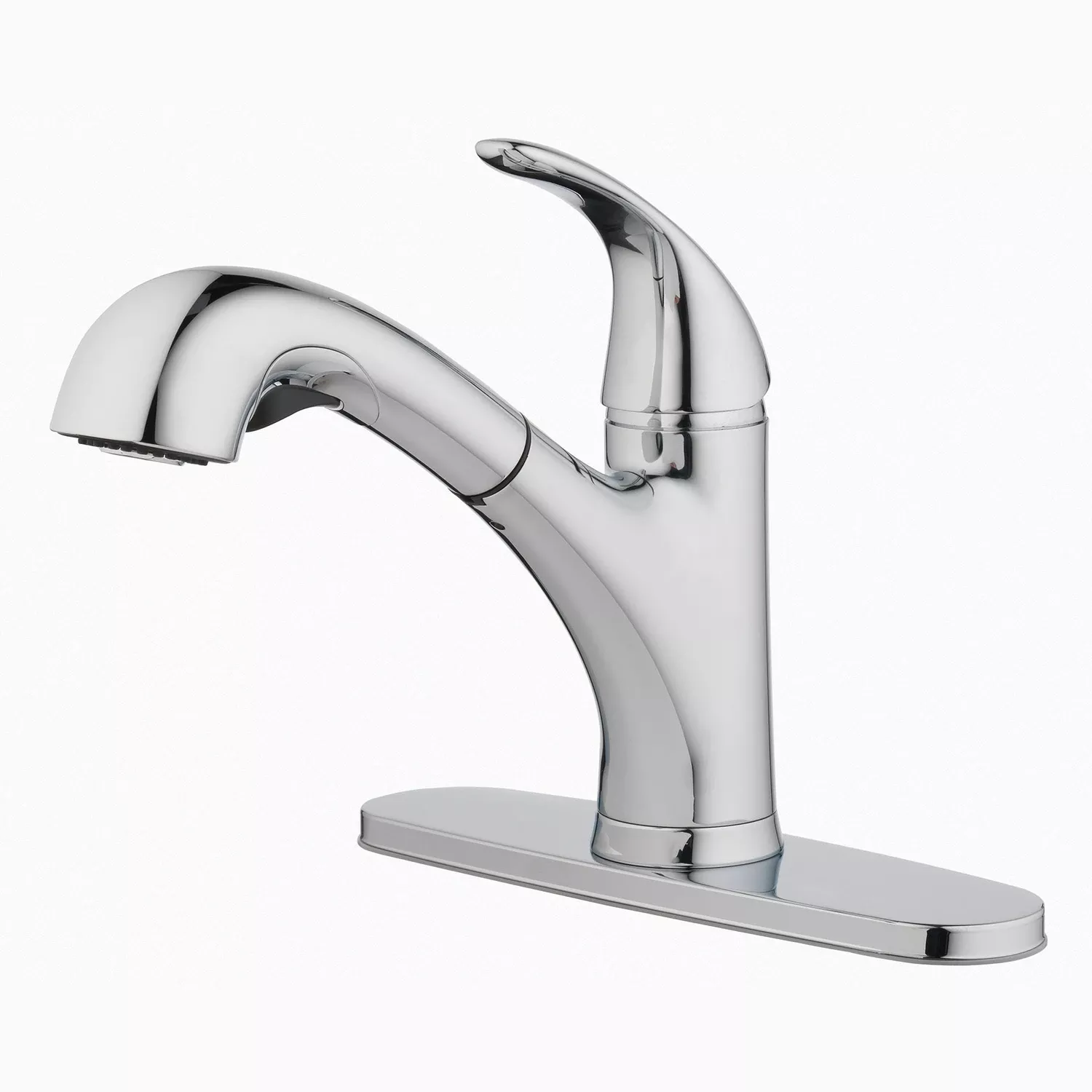 Pacifica One Handle Chrome Pull-out Kitchen Faucet With Supply Lines
