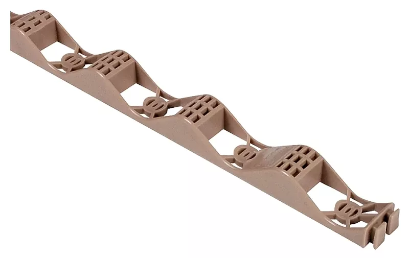 Palruf 1-1/4 In. W X 24 In. L Plastic Horizontal Closure Strips Beige