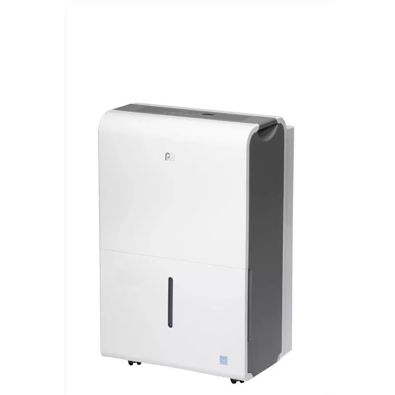 Perfect Aire 50‑pint Flat‑panel Dehumidifier – White, 2‑speed, Energy‑efficient