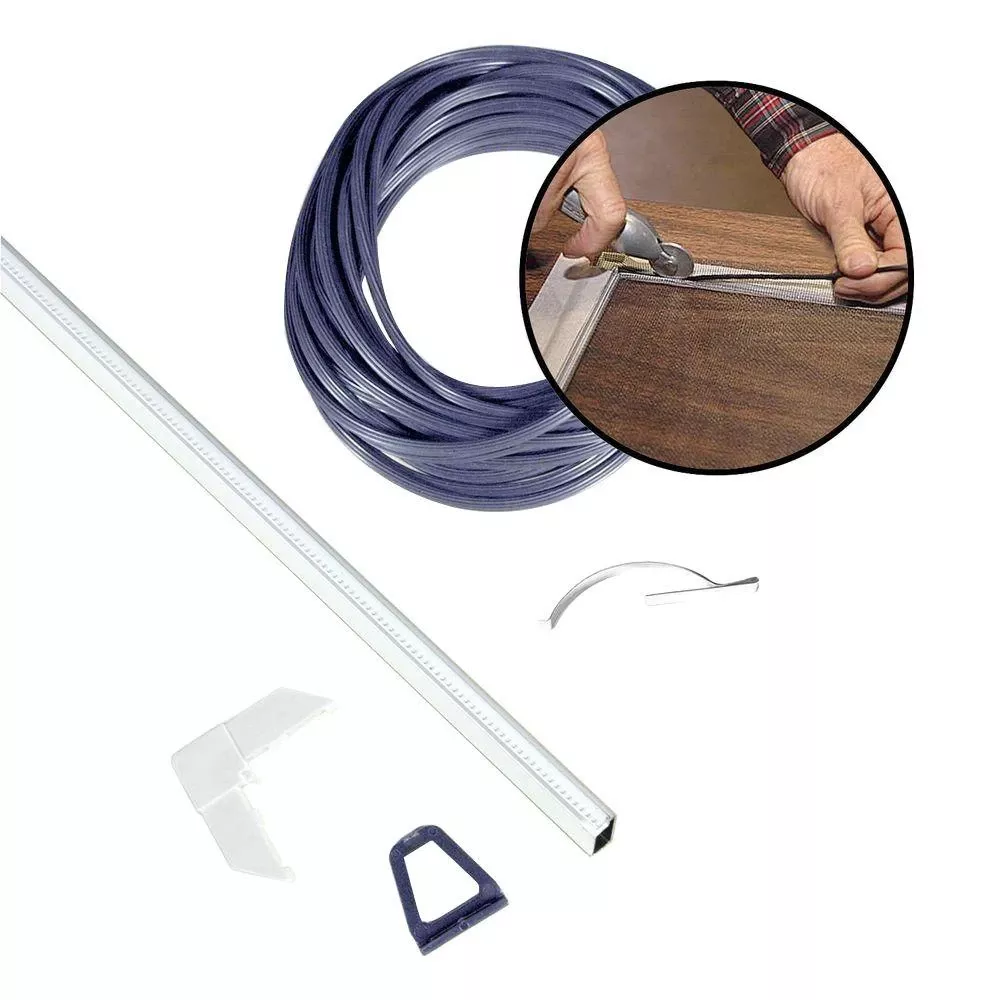 Phifer Wire White Aluminum 5/16 In. W X 48 In. L Screen Frame Kit 1 Pk