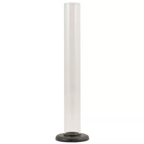 Plastic Hydrometer Sample Jar - 1-1/4" x 10" - Break-Resistant