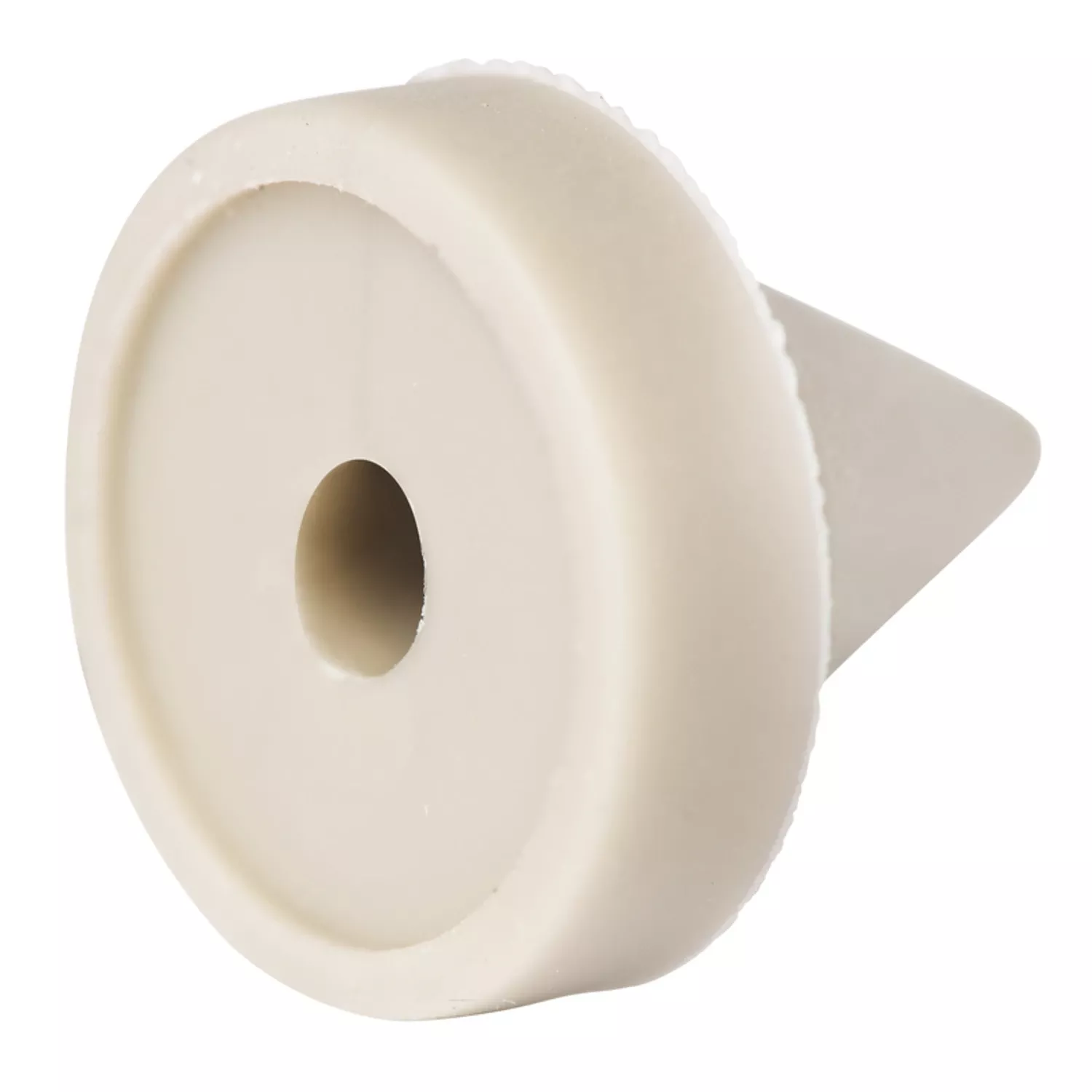 Plastic Off White Door Bumper - Mounts To Base Trim, 12 Pack