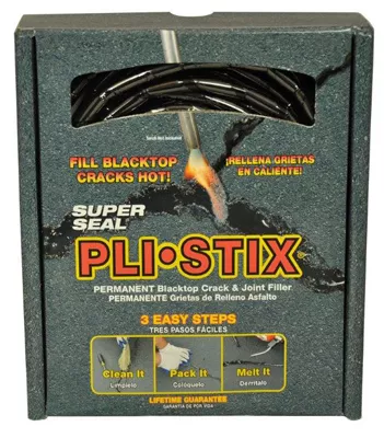 Pli-stix Black Asphalt Crack Filler 2 Lb - 30 Ft Coverage
