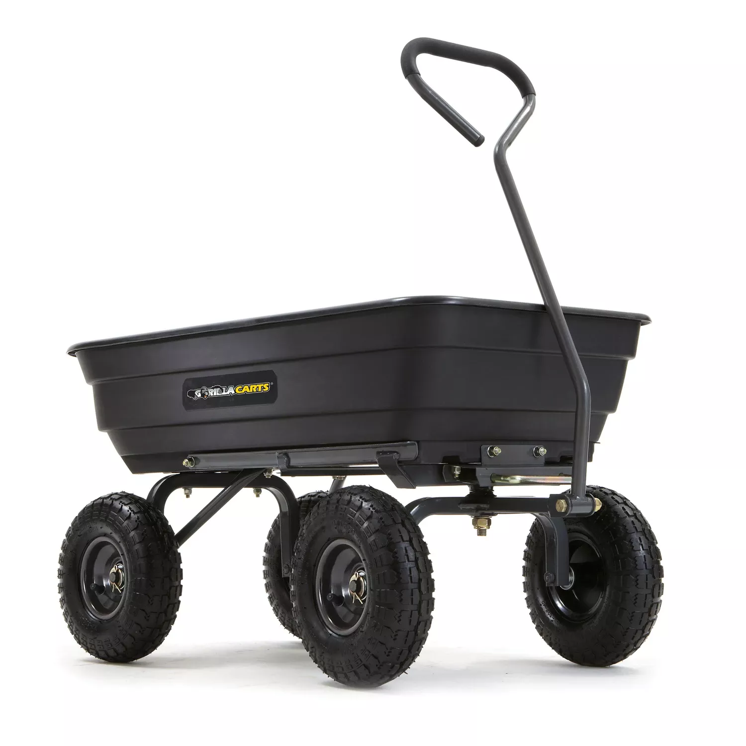 Poly Dump Cart 600 Lb. Capacity With Pneumatic Tires