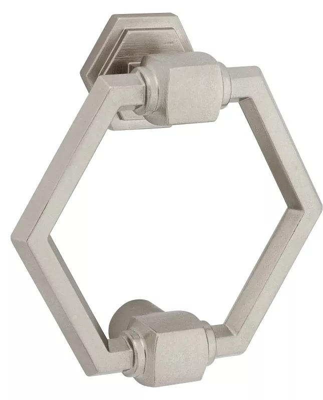Powell Door Knocker, Satin Nickel