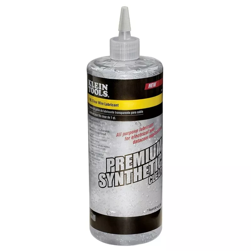 Premium Wire Pulling Lubricant 32 Ounce Synthetic Clear