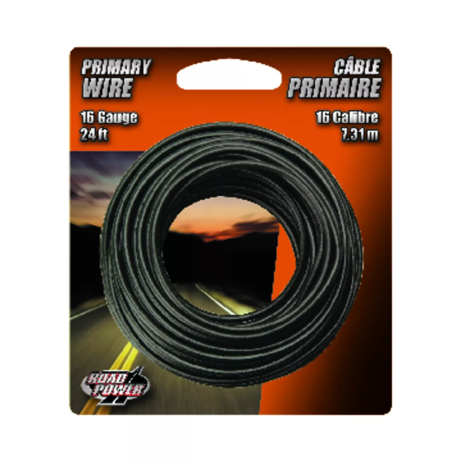 Primary Wire, Black, 16-ga., 24 Ft.