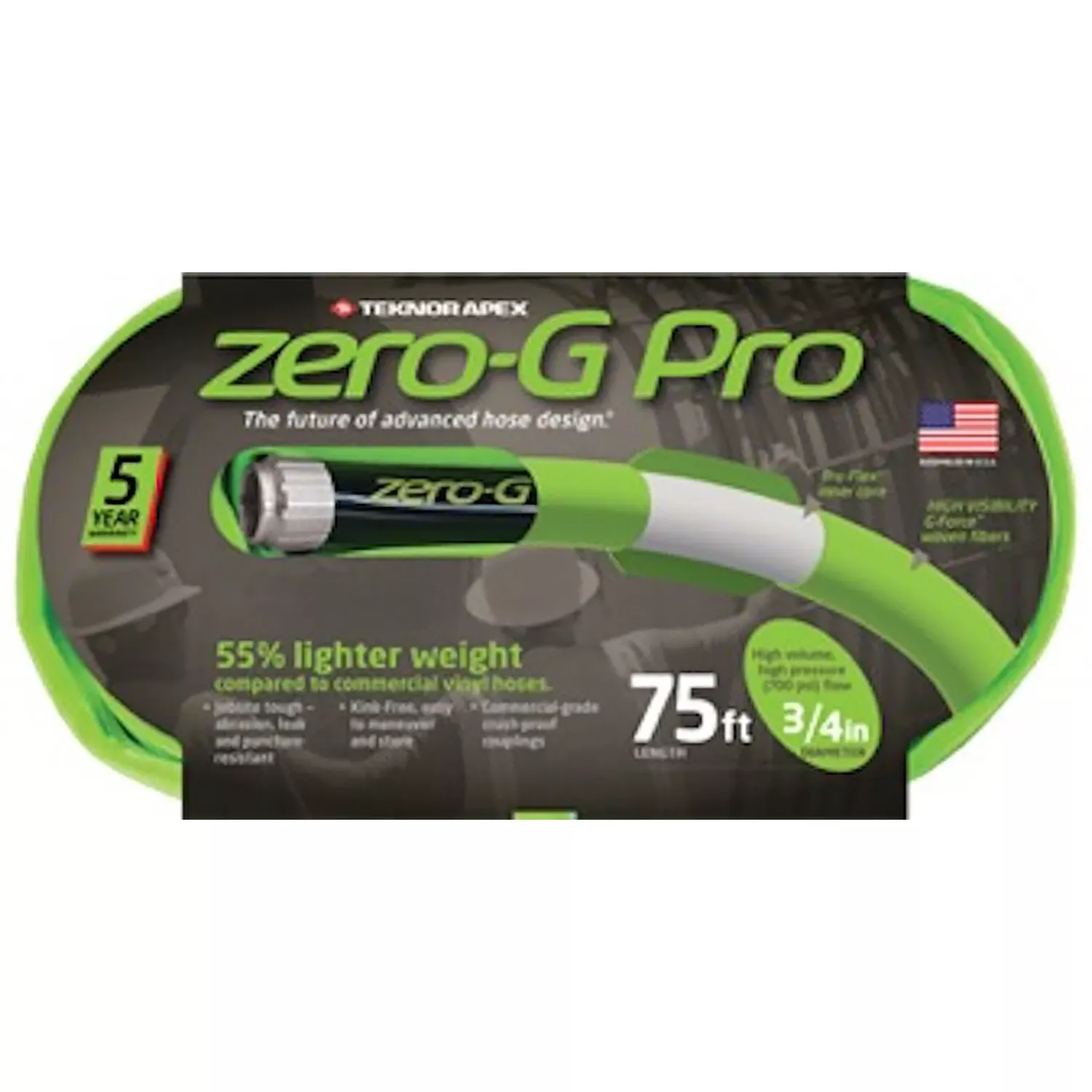 Pro Commercial Garden Hose, 3/4 In. X 75 Ft.