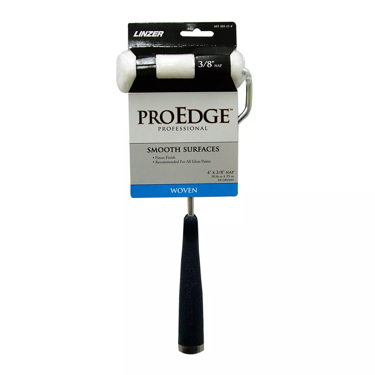 Pro Edge 4 In. W Mini Paint Roller Frame And Cover With Threaded End