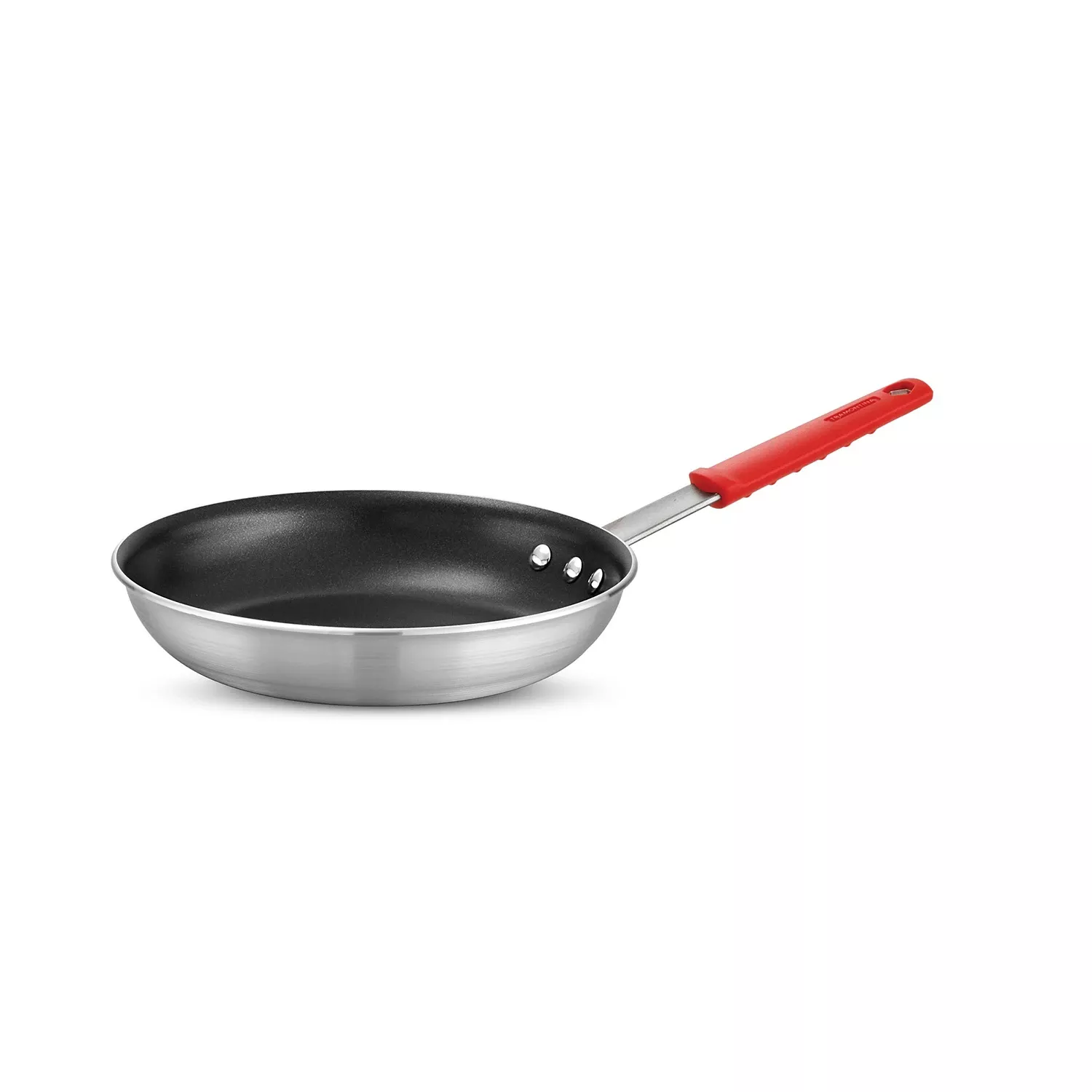 Professional Aluminum Fry Pan 10 In. Silver With Nonstick Interior