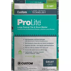 Prolite 30 Lb. Gray Tile And Stone Mortar For Tile And Stone Applications