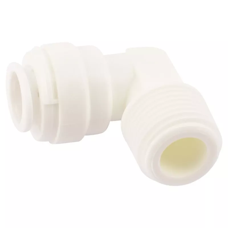 Push To Connect 3/8 In. D Mip Elbow Fitting - Model 25435