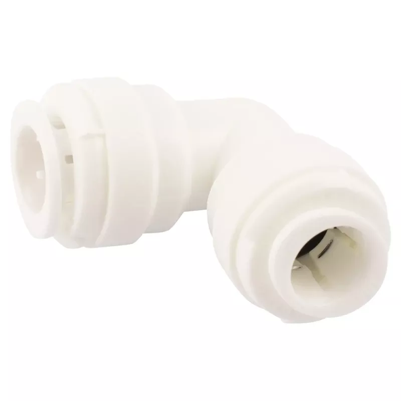 Push To Connect 3/8 In. Od X 3/8 In. D Plastic 90 Degree Elbow Fitting