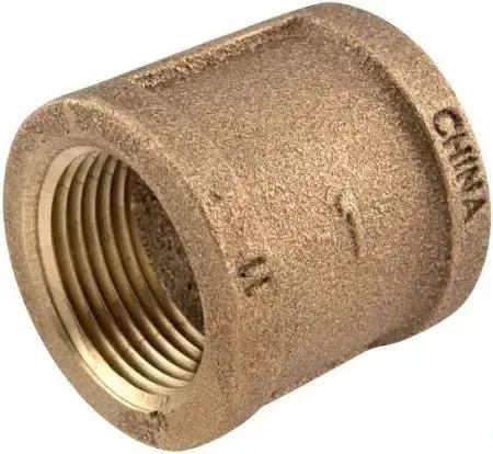 Quality Pipe Brass Coupling LF for Fire Systems, 1-inch