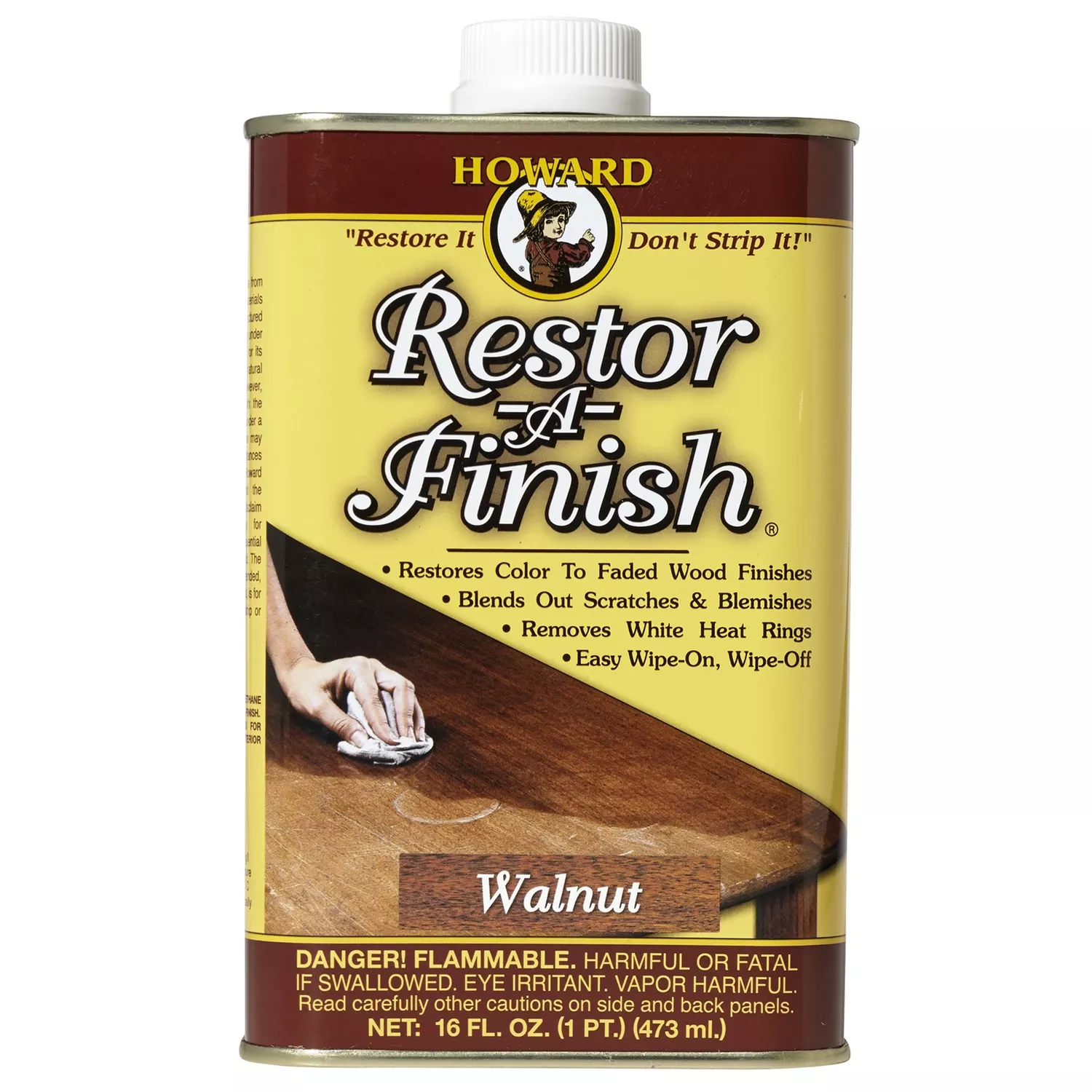 Restor-a-finish Wood Finish, Walnut, 16 Oz.