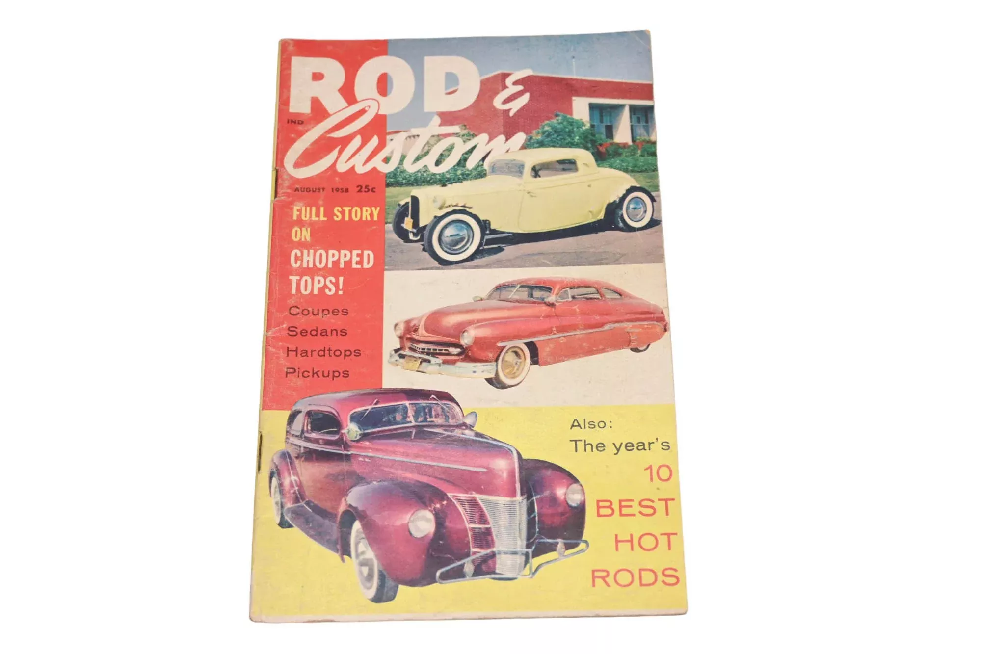 Rod & Custom AH024-18 August 1958 Magazine