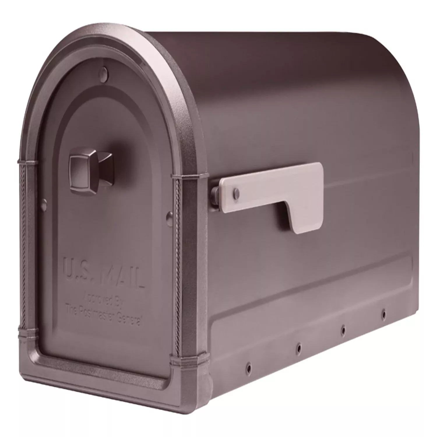 Roxbury Post Mount Rubbed Bronze Galvanized Steel Mailbox
