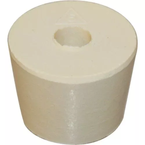Rubber Stopper - #6 With Hole