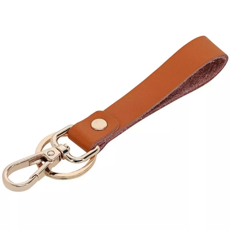 Sanitas Leather Assorted Black And Brown Key Strap - Durable Key Ring Accessory