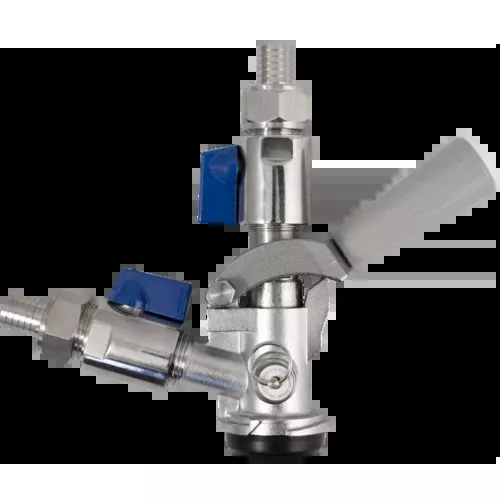 Sanke D-Style Keg Washing and Filling Coupler