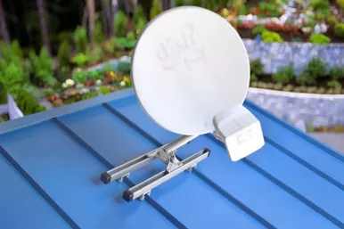 SataMount Satellite Dish Mount For Standing Seam Roofs - Starlink Compatible
