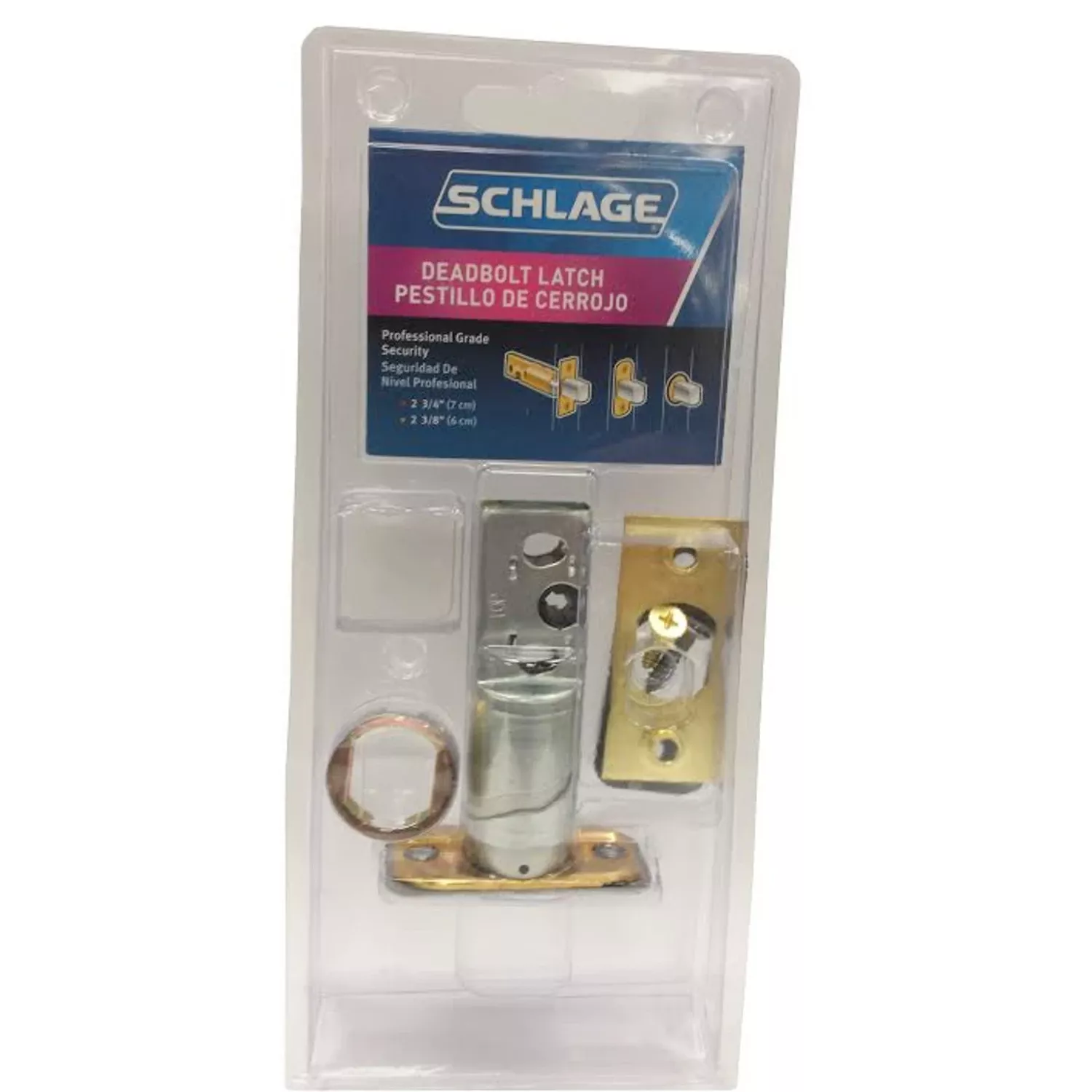 Schlage Assorted Steel Deadbolt Latch Replacement 1 Pk