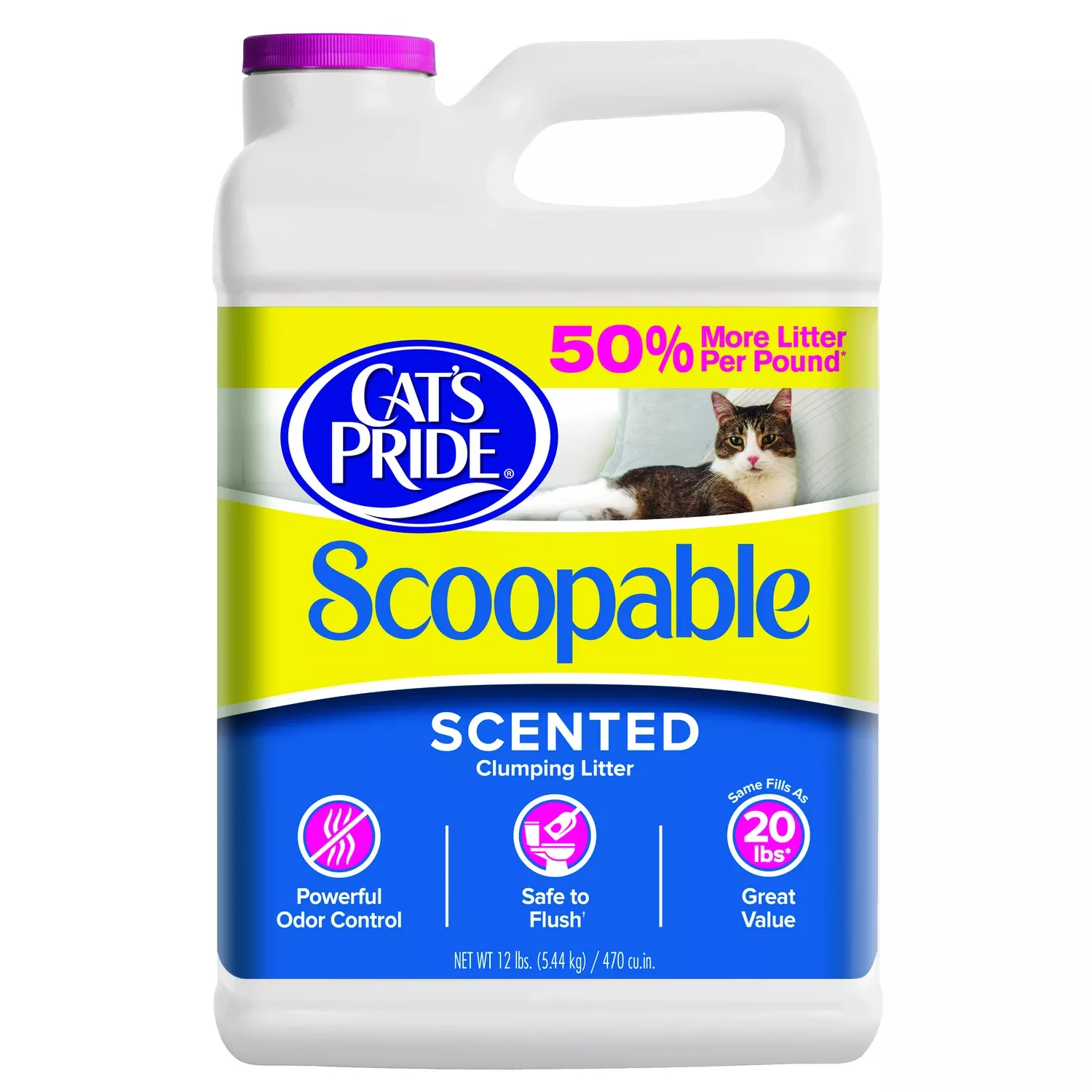 Scoopable Flushable Cat Litter, 12 Lbs.