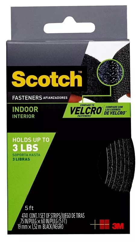 Scotch Medium Foam Hook And Loop Fastener 60 In. L 1 Pk