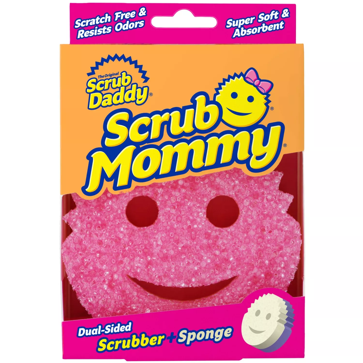 Scrub Daddy Scrub Mommy Heavy Duty Scrubber Sponge For Kitchen 6 In. L 1 Pk