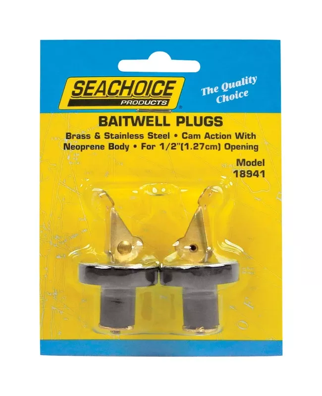 Seachoice Neoprene 1/2 In. W Deck And Baitwell Plugs 1 Pk