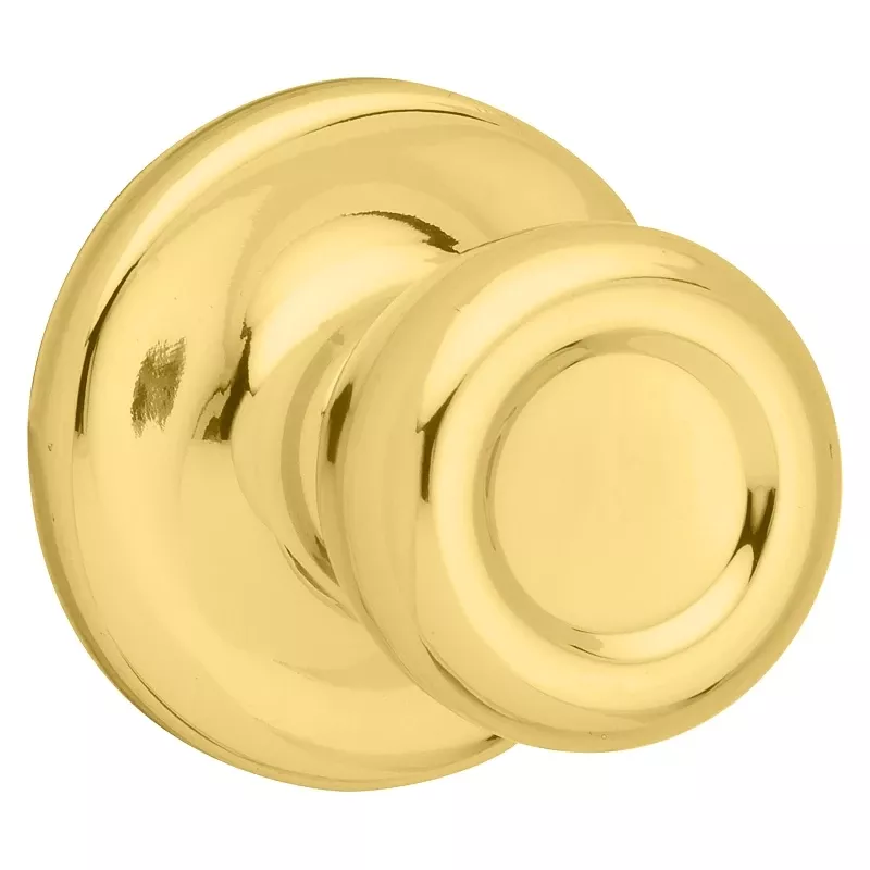 Security Mobile Home Passage Lockset, Polished Brass