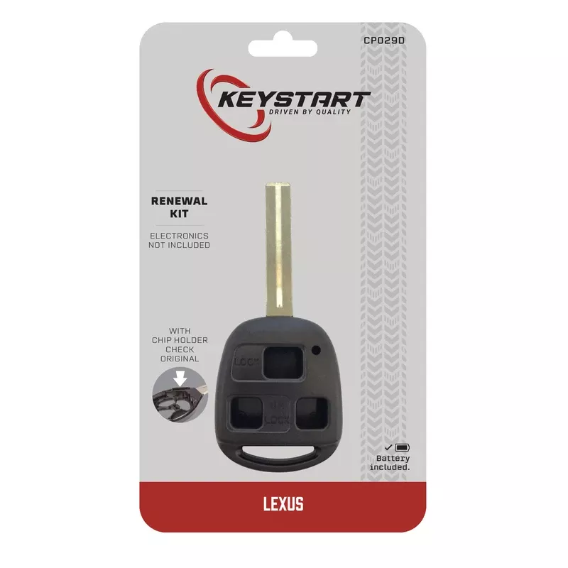 Self Programmable Remote Automotive Fob Key Blank Cp029 Double For Lexus Vehicles