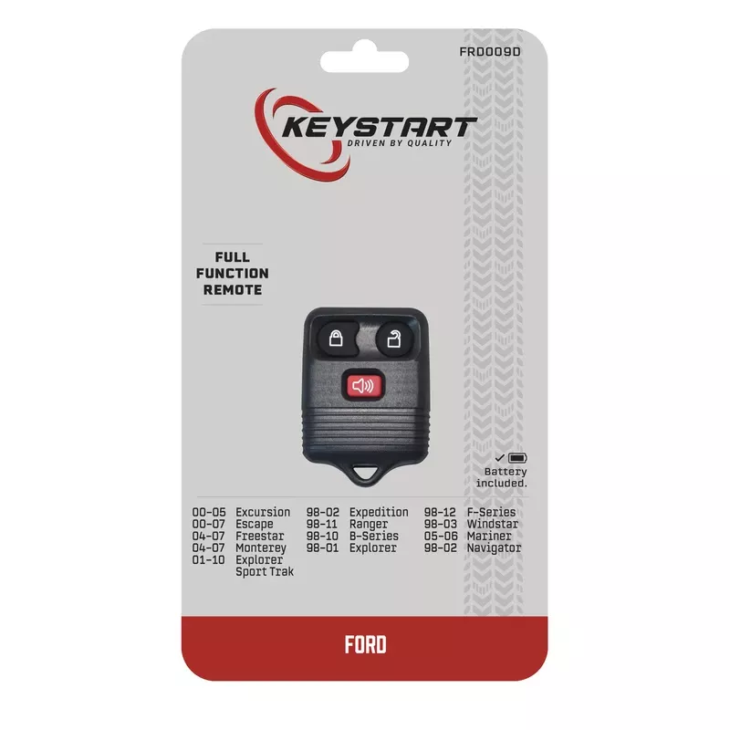 Self Programmable Remote Automotive Replacement Key Frd009 Double Sided For Ford Vehicles