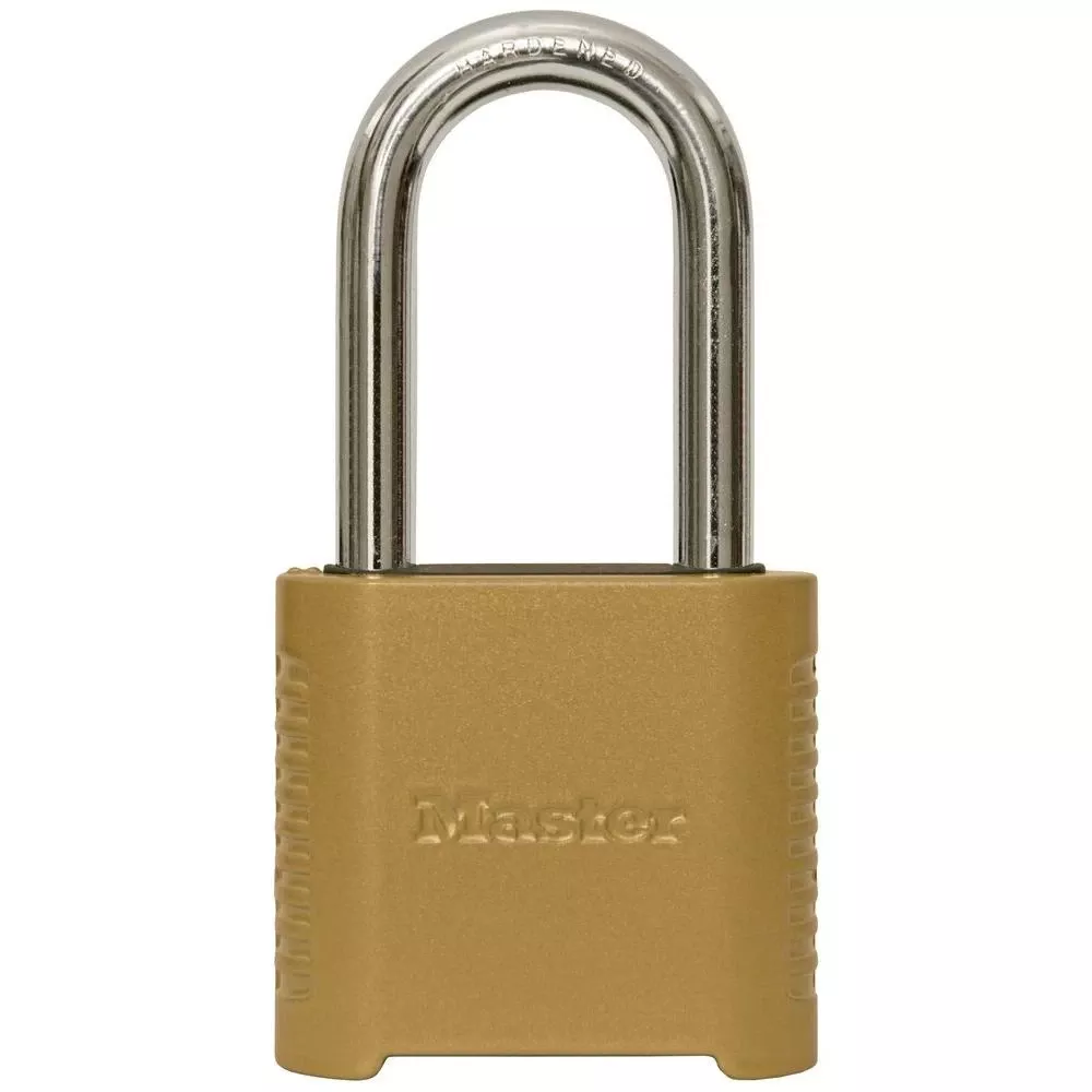 Set Your Own Combination Padlock, 2 In., Wide, 2 In. Shackle